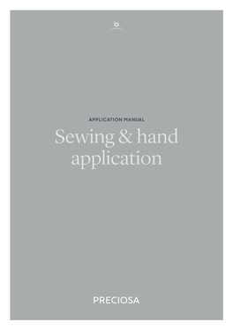 Sewing & Hand Application