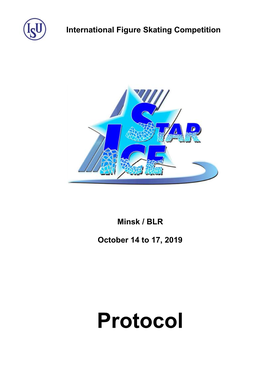 Ice Star 2019 Protocol