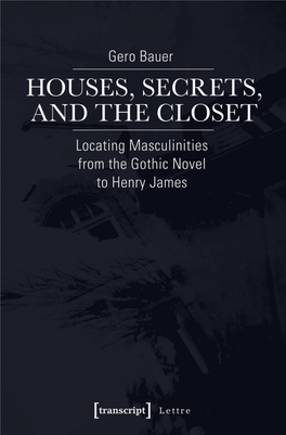 Locating Masculinities from the Gothic Novel to Henry James