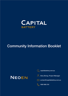 Community Information Booklet