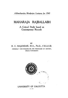 Maharaja Rajballabh