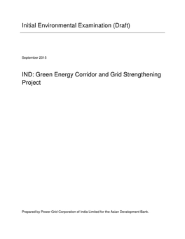 Green Energy Corridor and Grid Strengthening Project