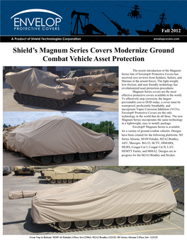 Shield's Magnum Series Covers Modernize Ground Combat Vehicle