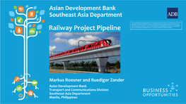 Railway Project Pipeline