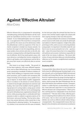 Against 'Effective Altruism'
