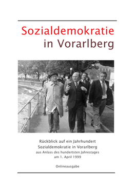 Sozialdemokratie in Vorarlberg