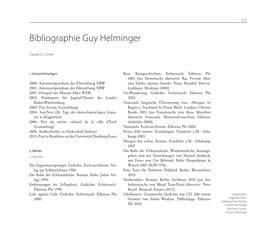 Bibliographie Guy Helminger