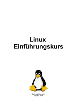 Linux Einführungskurs