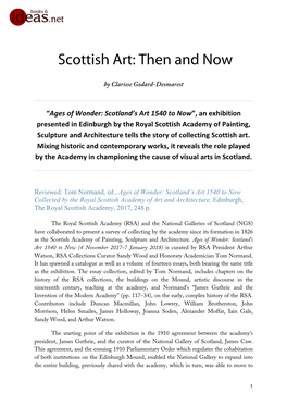 Scottish Art: Then and Now