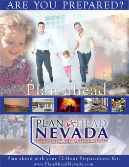 Plan Ahead Nevada Brought to You by the State of Nevada, Department of Public Safety, Division of Emergency Management