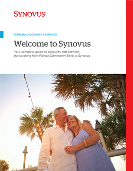Welcome to Synovus: Personal Accounts & Services Guide