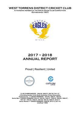 2017 ~ 2018 Annual Report