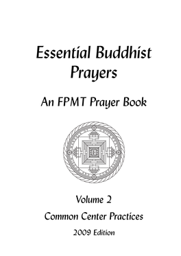 Essential Buddhist Prayers