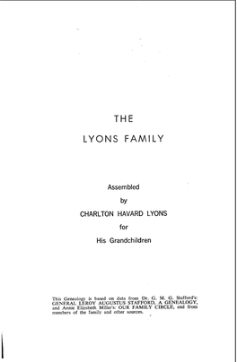 The Lyons Family Group