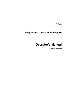 Operator's Manual