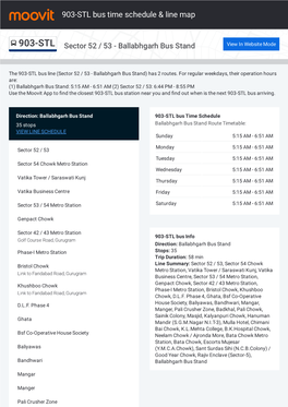 903-STL Bus Time Schedule & Line Route