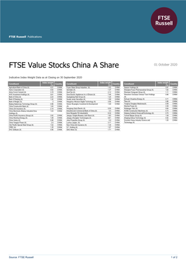 FTSE Publications