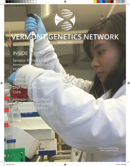 Vermont Genetics Network Winter 2016