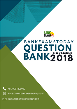 2018 Question Bank