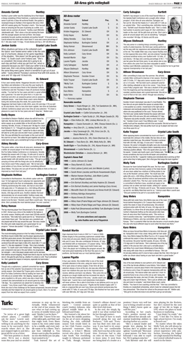 All-Area Girls Volleyball Daily Herald Section 4 Page 3
