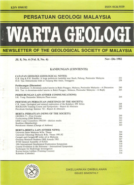 Persatuan Geologi Malaysia