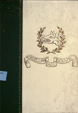 Porcellian Club Centennial, 1791-1891