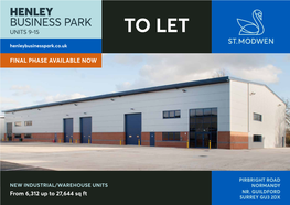 TO LET Henleybusinesspark.Co.Uk