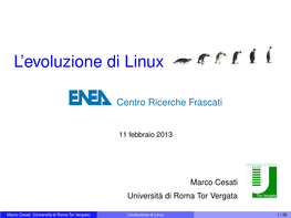 L'evoluzione Di Linux Eserved@D = *@Let@Token Width=6.5Em]Figs