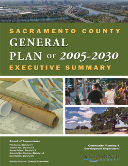 Sacramento Countycounty Generalgeneral Planplan Ofof Executiveexecutive Summarysummary