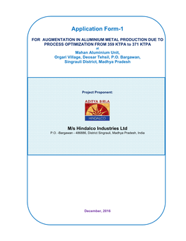 Form-1-Process Optimization