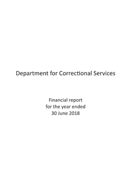 Correctional Services