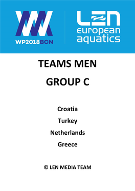 Teams Men Group C