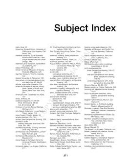 Subject Index