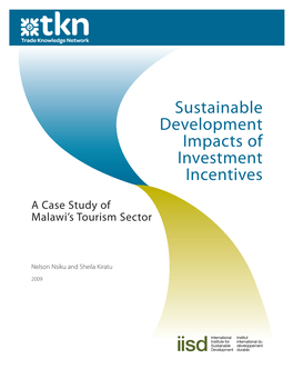 Sustainable Development Impacts of Investment Incentives