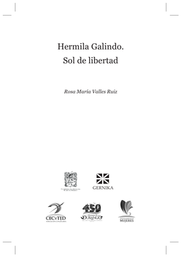 Hermila Galindo. Sol De Libertad