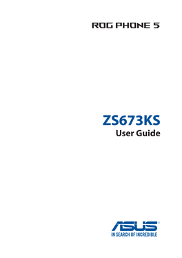 ZS673KS User Guide E17161 April 2021 First Edition
