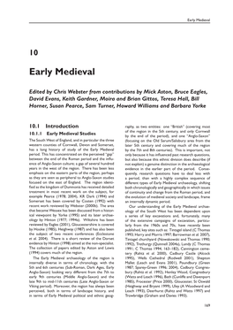 The Early Medieval Period, Its Main Conclusion Is They Were Compiled at Malmesbury