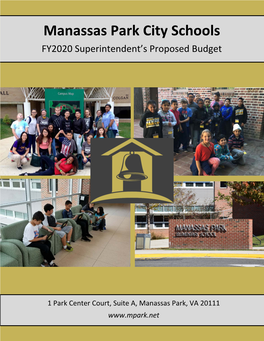 FY20 Superintendent's Proposed Budget