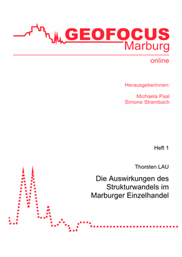 Die Auswirkungen Des Strukturwandels Im Marburger Einzelhandel