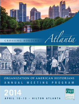 2014 OAH Annual Meeting Program