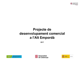 Projecte De Desenvolupament Comercial a L'alt Empordà