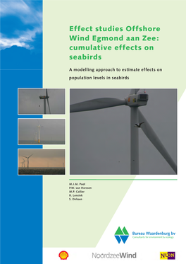 Effect Studies Offshore Wind Egmond Aan Zee: Cumulative Effects on Seabirds