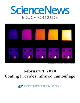 Coating Provides Infrared Camouflage