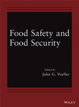 FOOD SAFETY and FOOD SECURITY Voeller V05-Fﬁrs.Tex V1 - 12/04/2013 4:34Pm Page Ii Voeller V05-Fﬁrs.Tex V1 - 12/04/2013 4:34Pm Page Iii