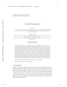 Arxiv:1707.01004V1 [Astro-Ph.CO] 4 Jul 2017