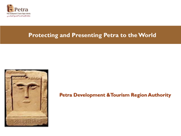 Protecting and Presenting Petra to the World