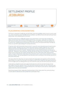 Settlement Profile Jedburgh