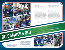 Go Canucks Go!” • Score on Davie (Page 54)