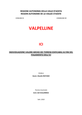 Allegato a – Esenzione Per I Terreni Agricoli Ricadenti in Aree Montane O Di Collina Delimitate Ai Sensi Dell’Art.15 Della Legge 27 Dicembre 1977, N.984