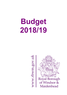 Budget 2018/19